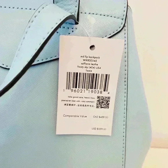 Kate spade Lizzie Medium Flap Backpack frosty sky - Picture 5 of 11
